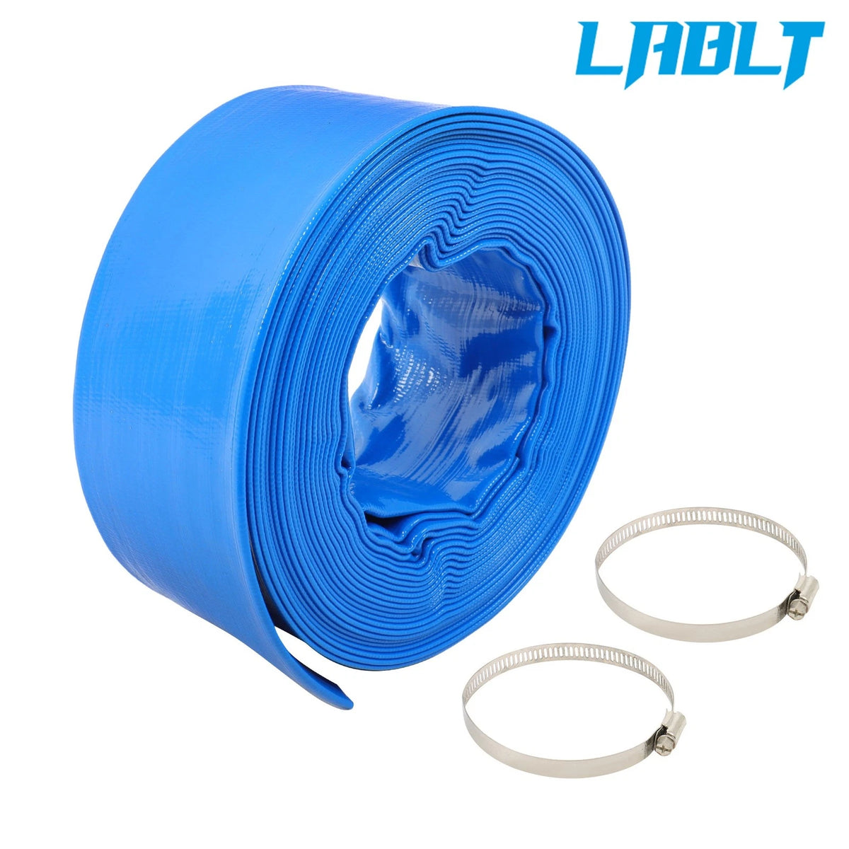 3" × 50FT PVC Backwash and Discharge Hose for Pool (LABLT)