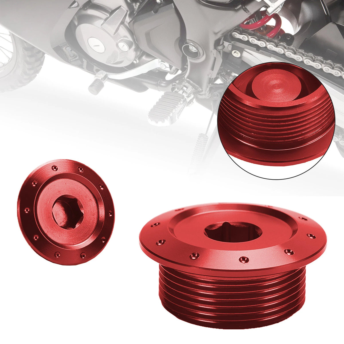 Crankcase Cover Plug Kit for Honda Cross Cub 50 110 CRF110F (2013–2023)