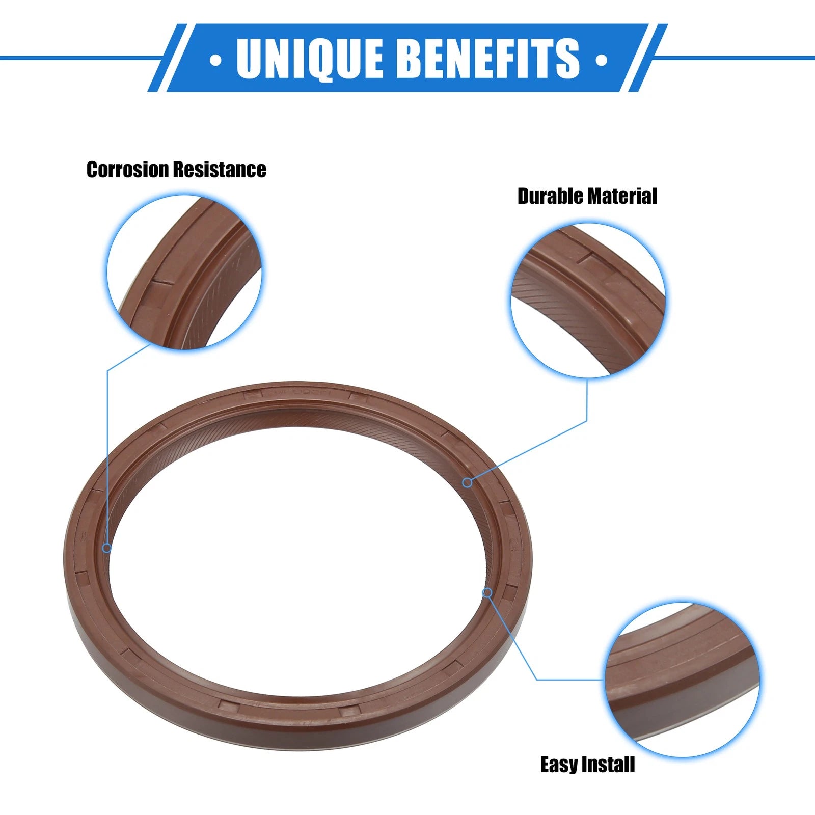 Engine Crankshaft Seal Replacement for Lexus ES350 (2007–2023) Durable Metal