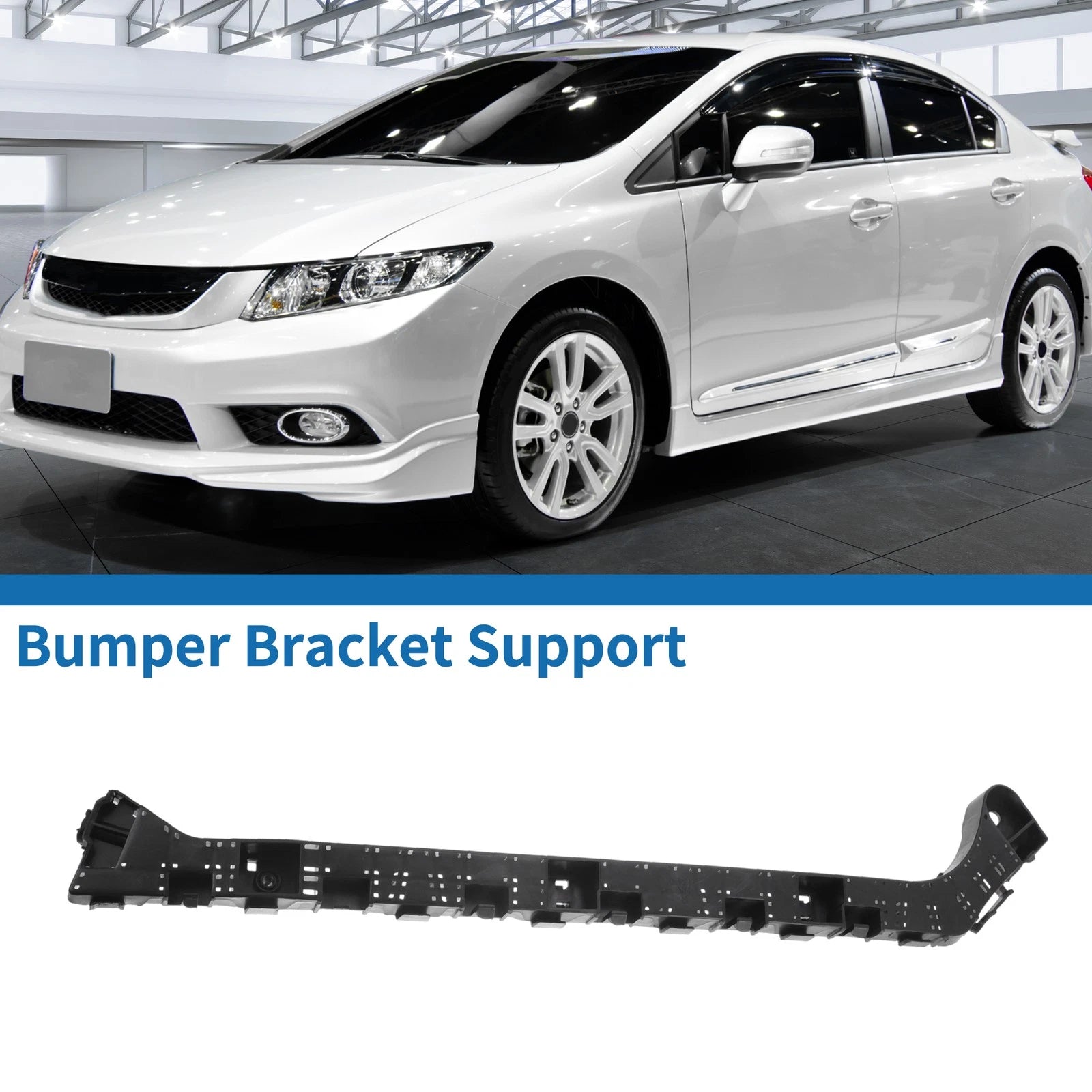 Right Rear Bumper Retainer Bracket Replacement for Honda Civic Sedan (2001–2005)