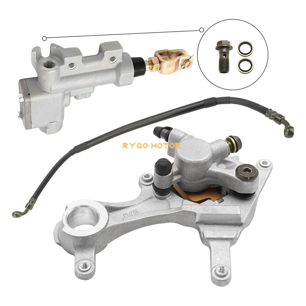 Rear Brake Caliper Master Cylinder Hose for Kawasaki KX250 KX250X KX450SR KX450X
