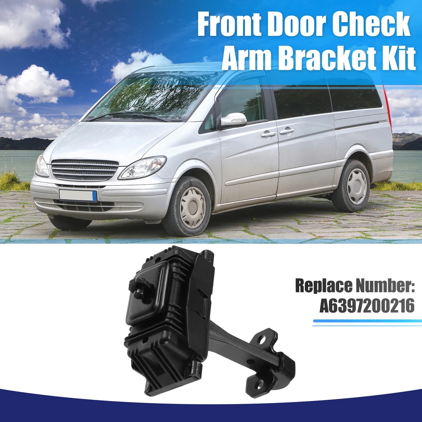 Front Door Check Assembly Replacement for Mercedes Benz Vito W639 (2003–2014)