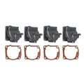 Set of 4 Carb Bowl Float Chamber 433000 for Johnson Evinrude 90-175HP (1994–Up)