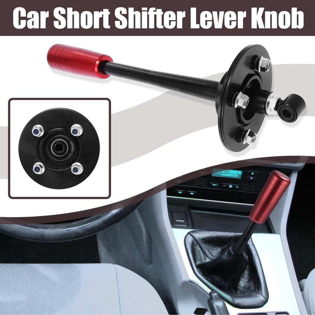 Short Shifter Lever Knob Red Drift Tuning for BMW E30 E36 E46 E34 E39 (1982–2004)