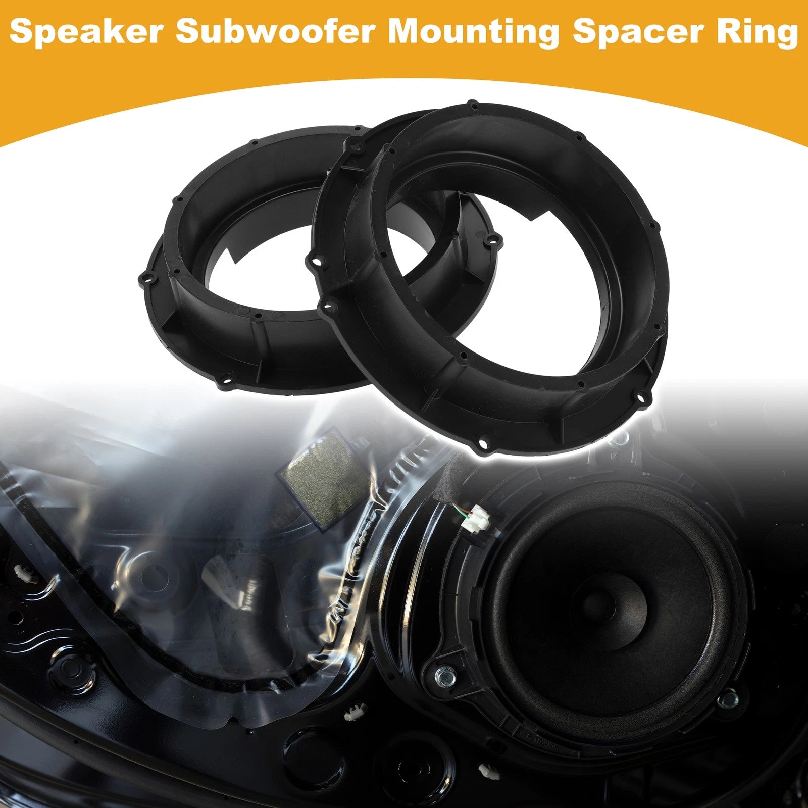 2X Speaker Spacer Ring Adapter for Volkswagen Excelle