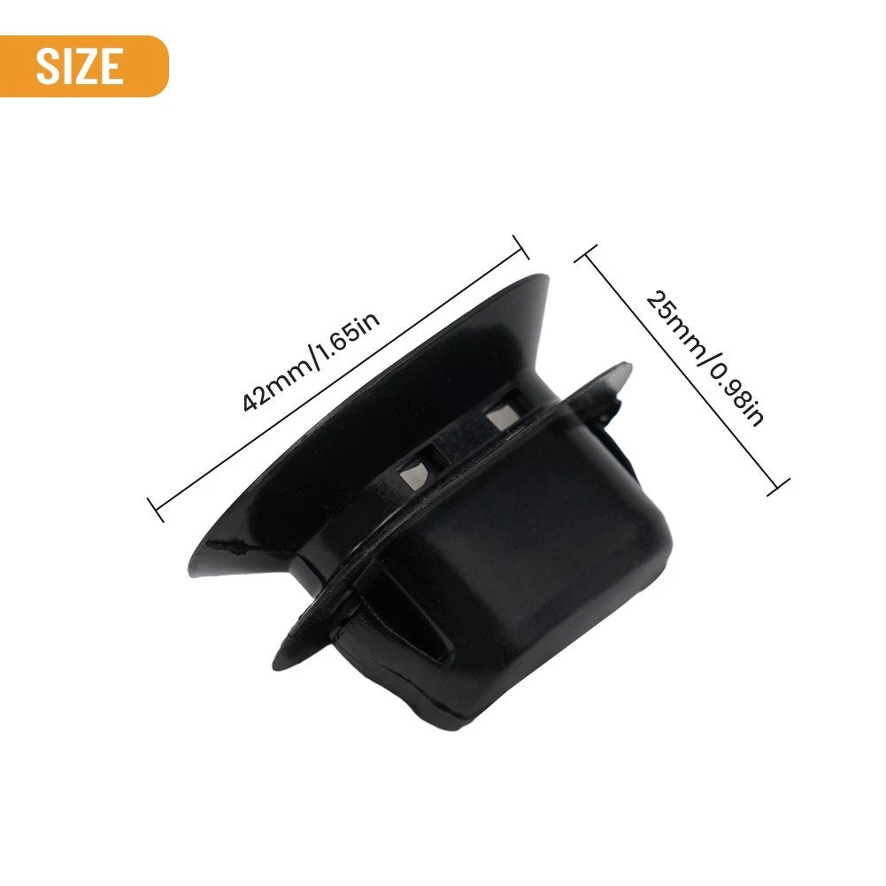 Clips 42mm25mm Black Cushion Pad Clip Fixed Buckle Plastic Replacement