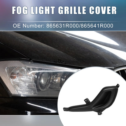 Front Left Right Fog Light Grille Cover Trim Pair for Hyundai Accent (2012–2017)