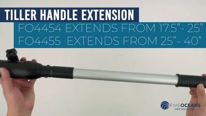 Telescopic Tiller Extension Handle for Outboard & Trolling (17.5"–25")
