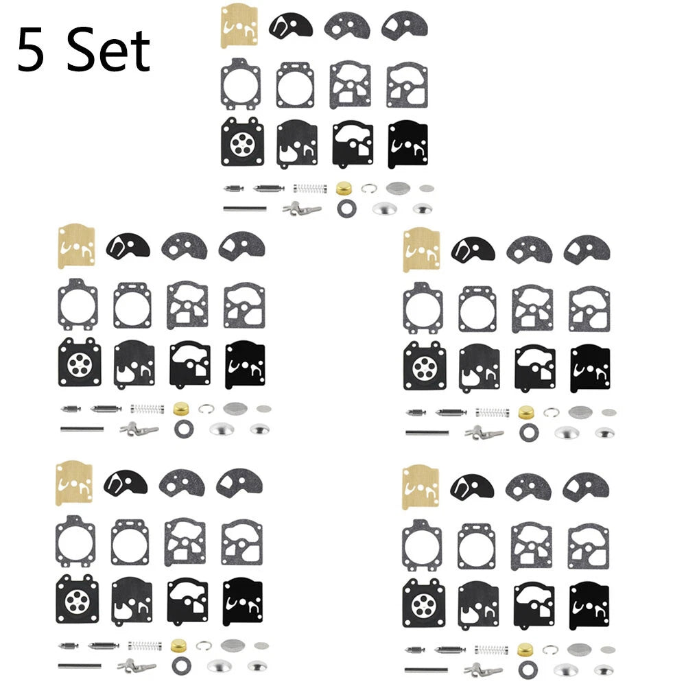 Set of 5 Carburetor Repair Kits for Walbro WA WT Series (K10-WAT)