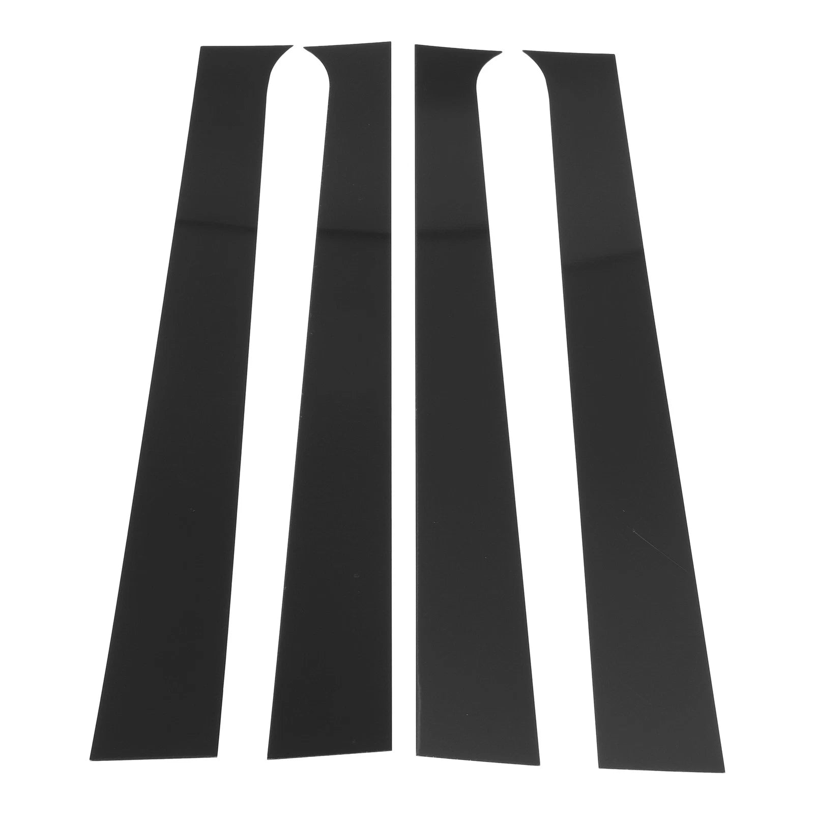 Pillar Window Trim Set Black 4 Pcs for Dodge Ram 1500 (2004–2008)