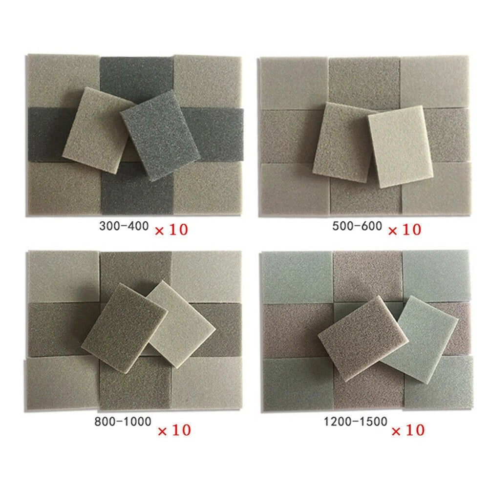 Sponge Pads Sanding Paper Waterproof 800-1000# for Bodywork