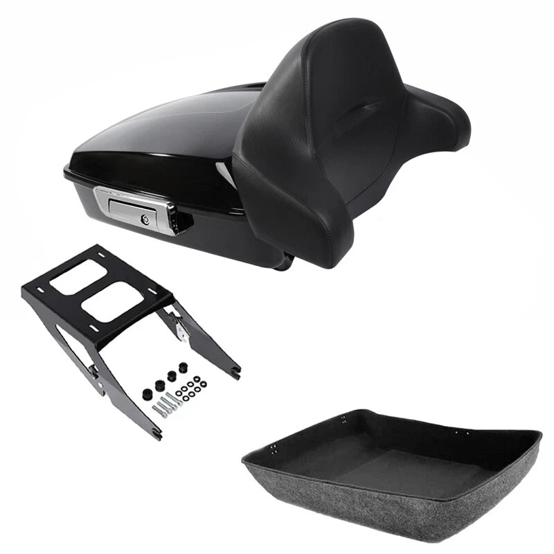 Chopped Trunk Backrest Mount Rack for Harley Sport Glide (2018–2021)