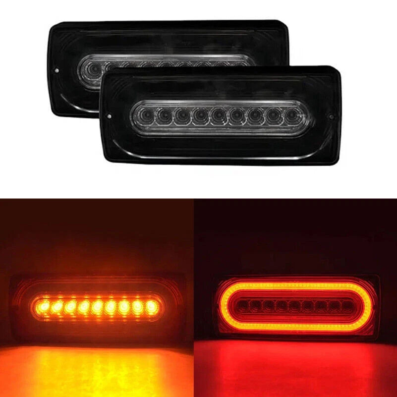 Set of 2 Dynamic Tail Brake Light & Rear Fog Lamp for Mercedes G-Class W463 (1990–2018)