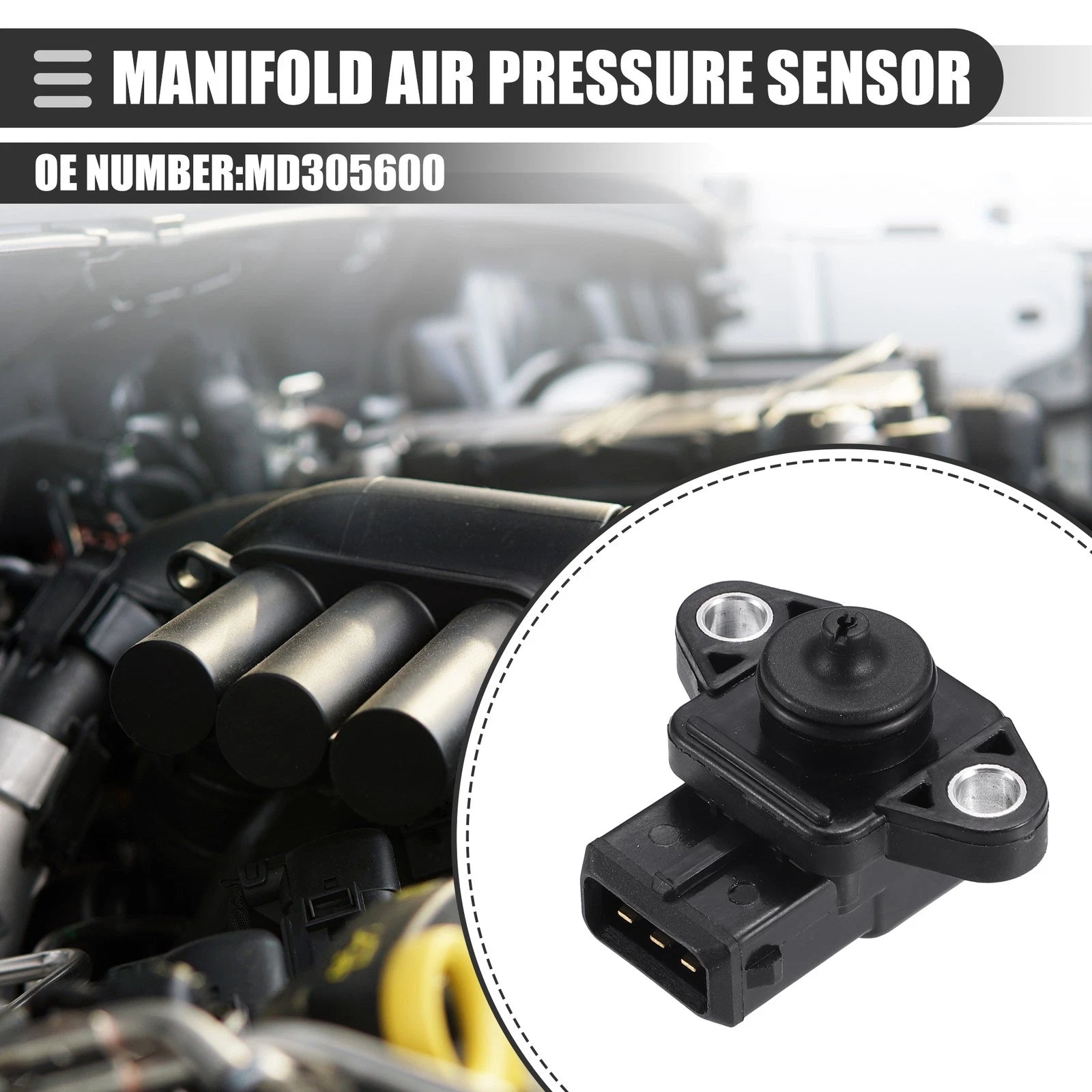 Manifold Air Pressure Sensor for Mitsubishi Diamante (1992–2002)