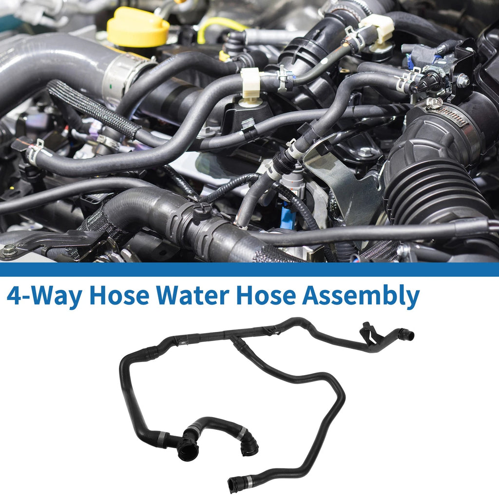 4-Way Hose Water Hose Assembly Replacement for BMW 318i (2007–2012)