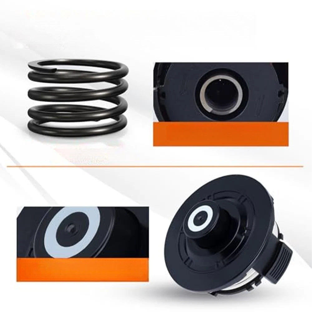 Set of 4 Trimmer Spools with 2 Covers & 2 Springs for DUR181