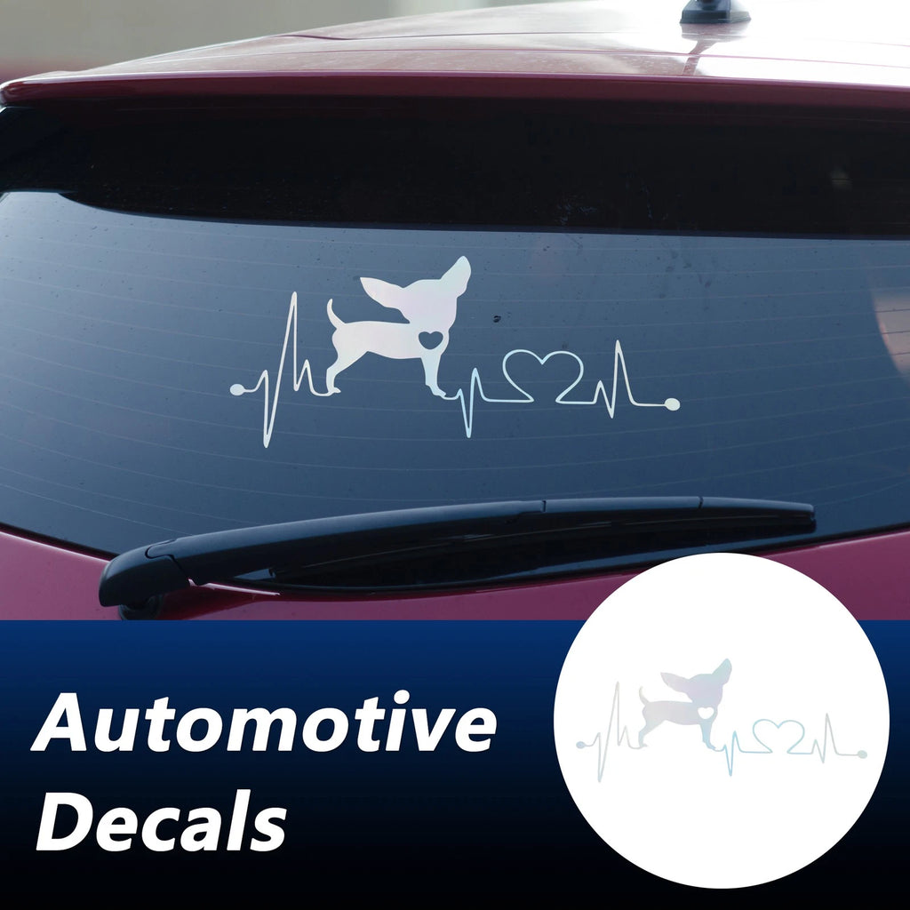Reflective Bumper Decal for Dog Lovers (Personalized)