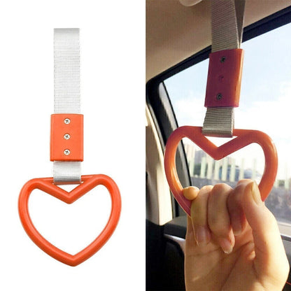 Tsurikawa Heart Ring Handle Strap for JDM Train Bus (Universal) - Orange