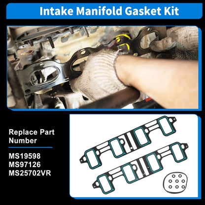 Intake Manifold Gasket Set for Chevrolet Express 2500 (2008–2016) 6.0L