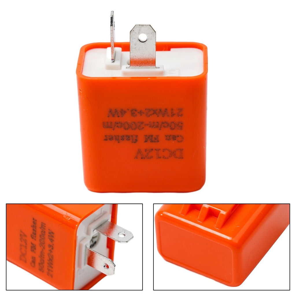 LED Turn Signal Relay for Motorcycle (Adjustable Speed)