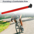 Seat Post 30.4x450mm Adjustable with Fixing Clip for Red Bike Frame (—)