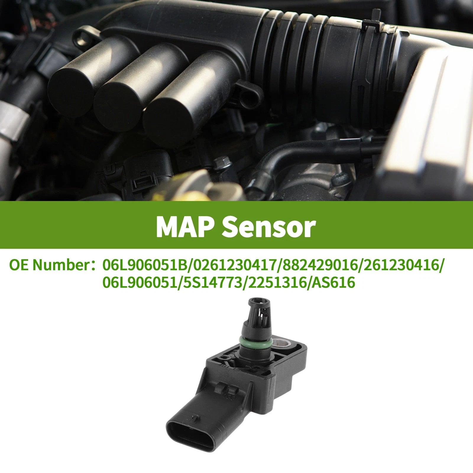 Manifold Absolute Pressure MAP Sensor Replacement for Audi Q5 (2018–2019)