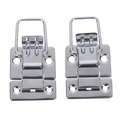 2X Chrome Plated Lever Latch for Toolbox Suitcase
