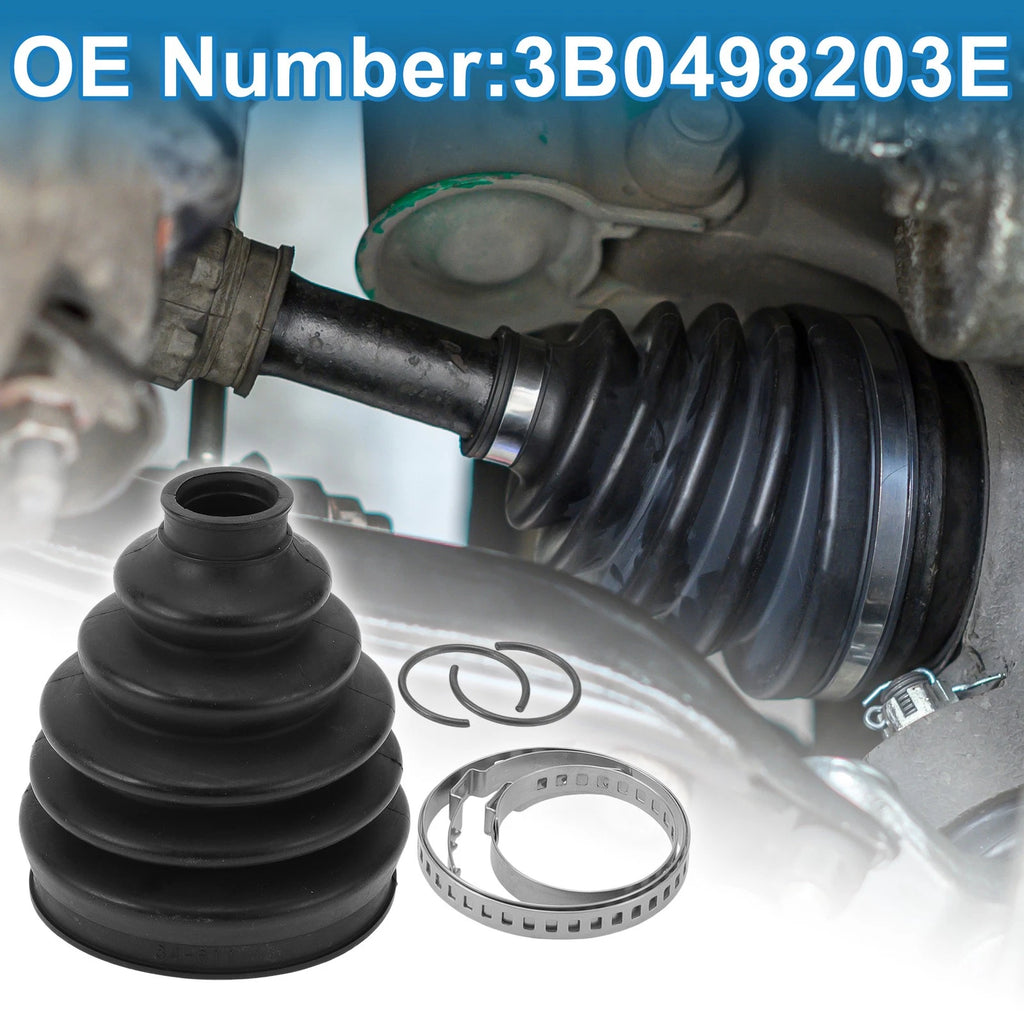 Outer CV Joint Boot Kit with Clamps for Audi A3 and Q3 (2006–2015)
