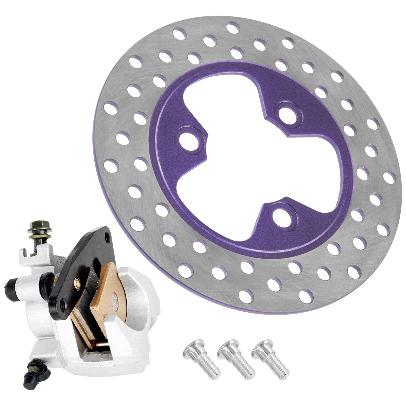 Front Left Brake Caliper with Brake Disc for Honda TRX300EX SporTrax 1993–2009