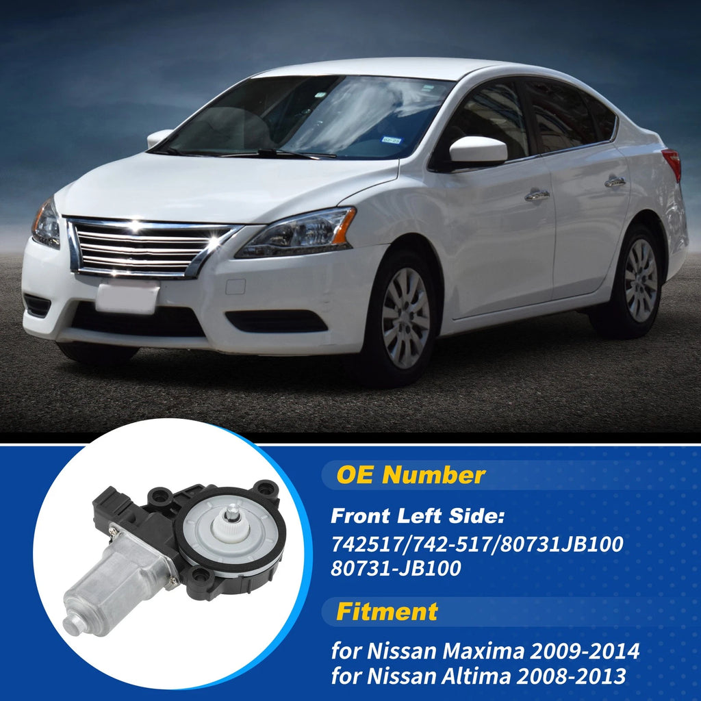 Front Left Window Regulator Motor for Nissan Maxima, Altima
