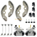 Front Brake Wheel Cylinders W/Shoes for Honda FourTrax 300 TRX300 (1988–1992)