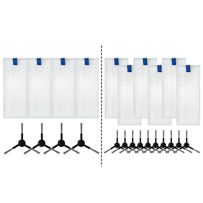 Replacement Filters and Side Brushes for Tefal RR90 RR9065 RR9067 AI Series