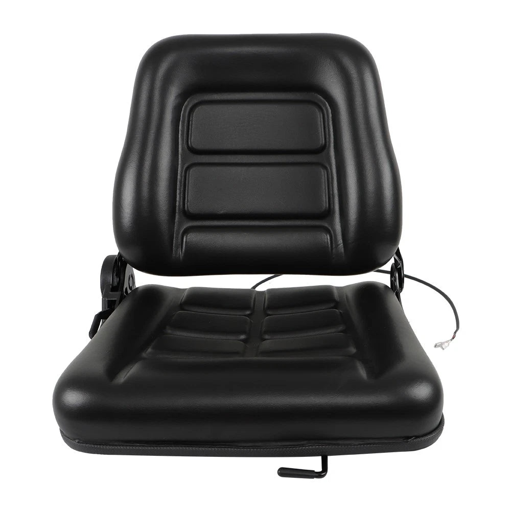 Foldable Forklift Seat for Universal Applications (Adjustable Angle, PVC)
