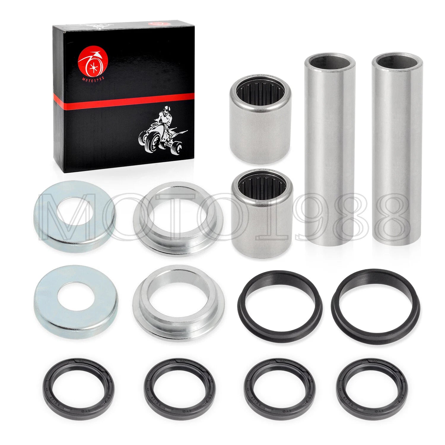 Swingarm Seals Bearing Bushing Rebuild Kit for Honda Sportrax 450 TRX450R (2004–2014)