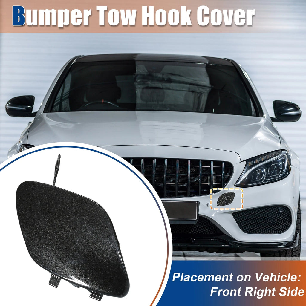 Front Tow Hook Cover Replacement for Mercedes-Benz C-Class W205 (2015–2021)