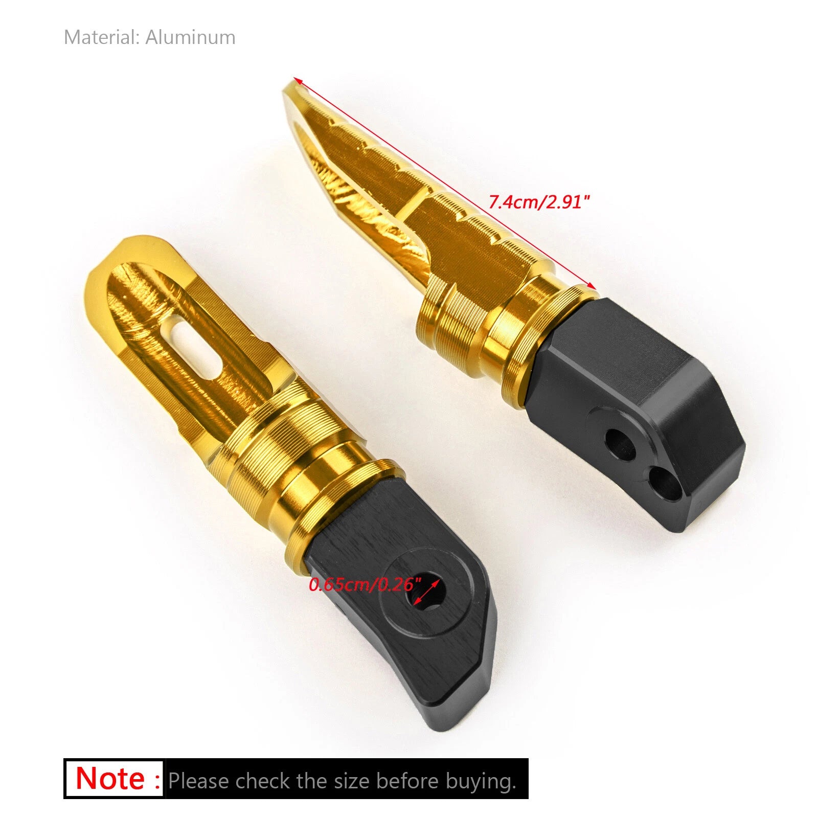 Rear Footrests Foot Pegs for Honda CBR250RR CBR600RR CBR1000RR CB1100 CBR900 (T9)
