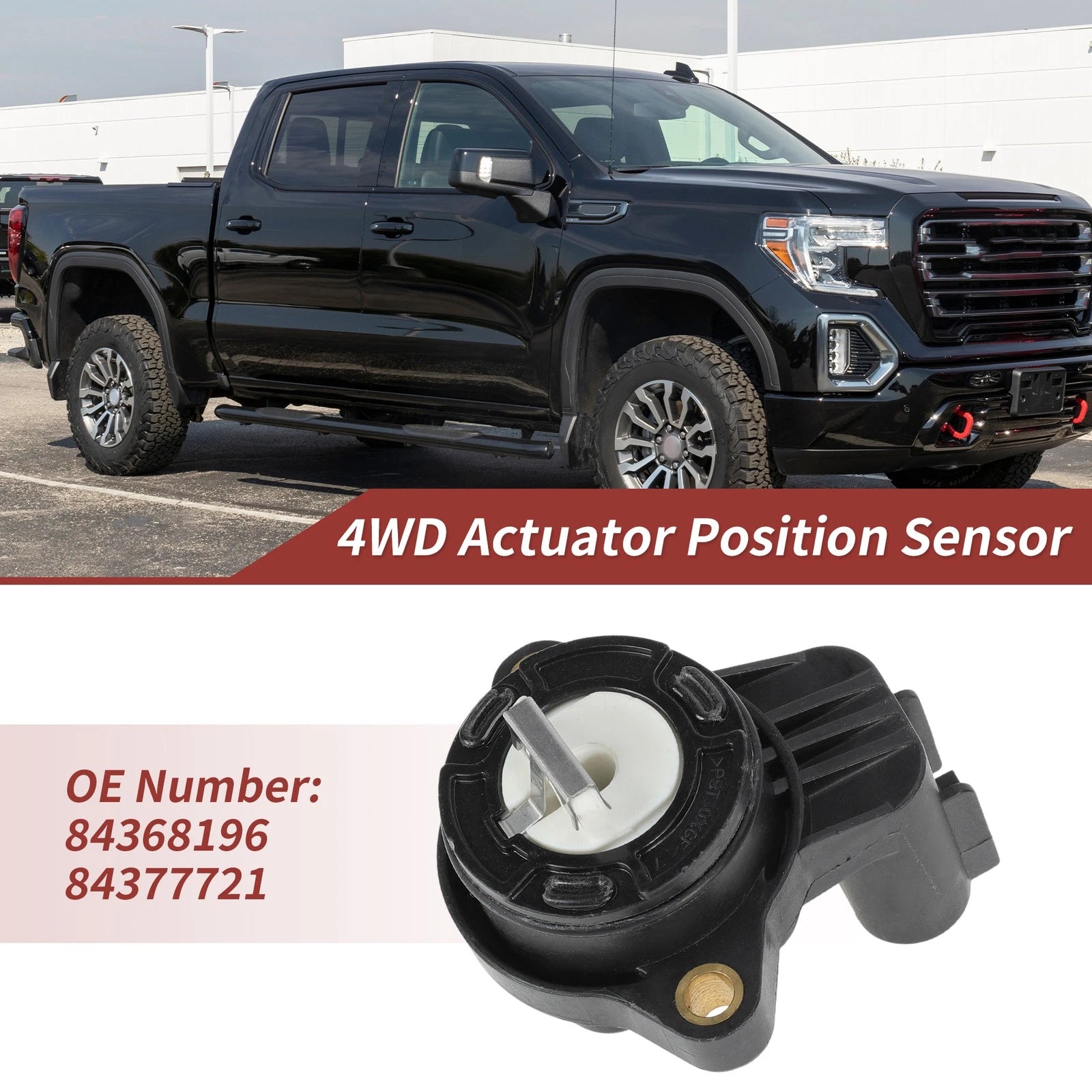 Transfer Case Actuator Position Sensor for GMC (No. 84368196)