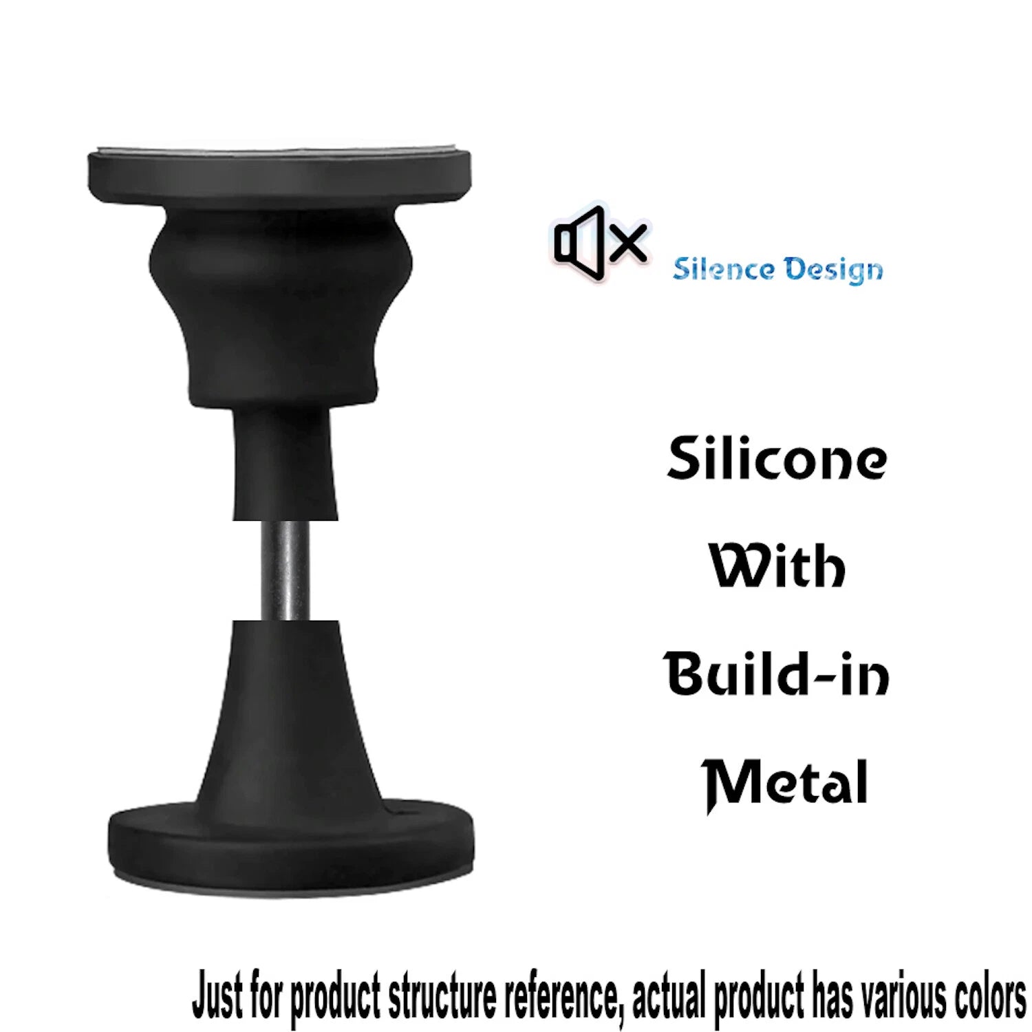 Silicone Door Stopper for Universal Use (Self Adhesive)