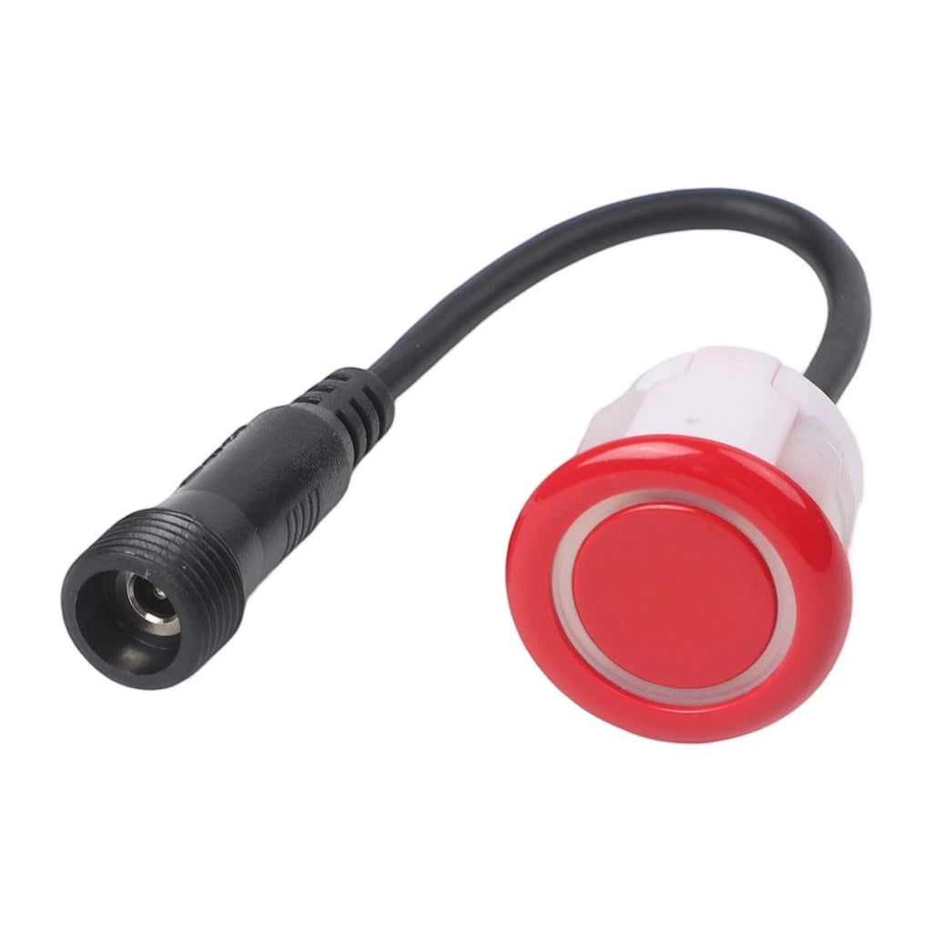 Red Waterproof Parking Sensor 18 5mm for Car Reverse Use with Easy Install