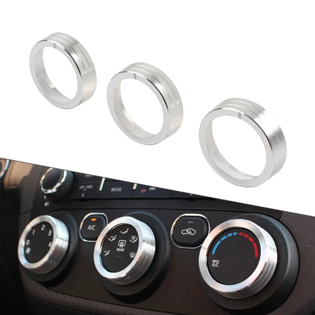 Center Console AC Switch Control Knob Ring for Kia Cerato K3 Forte (2017–2018)