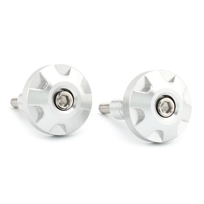 2X Handlebar End Caps for BMW R18 & R18 Classic (2020–2023) Silver