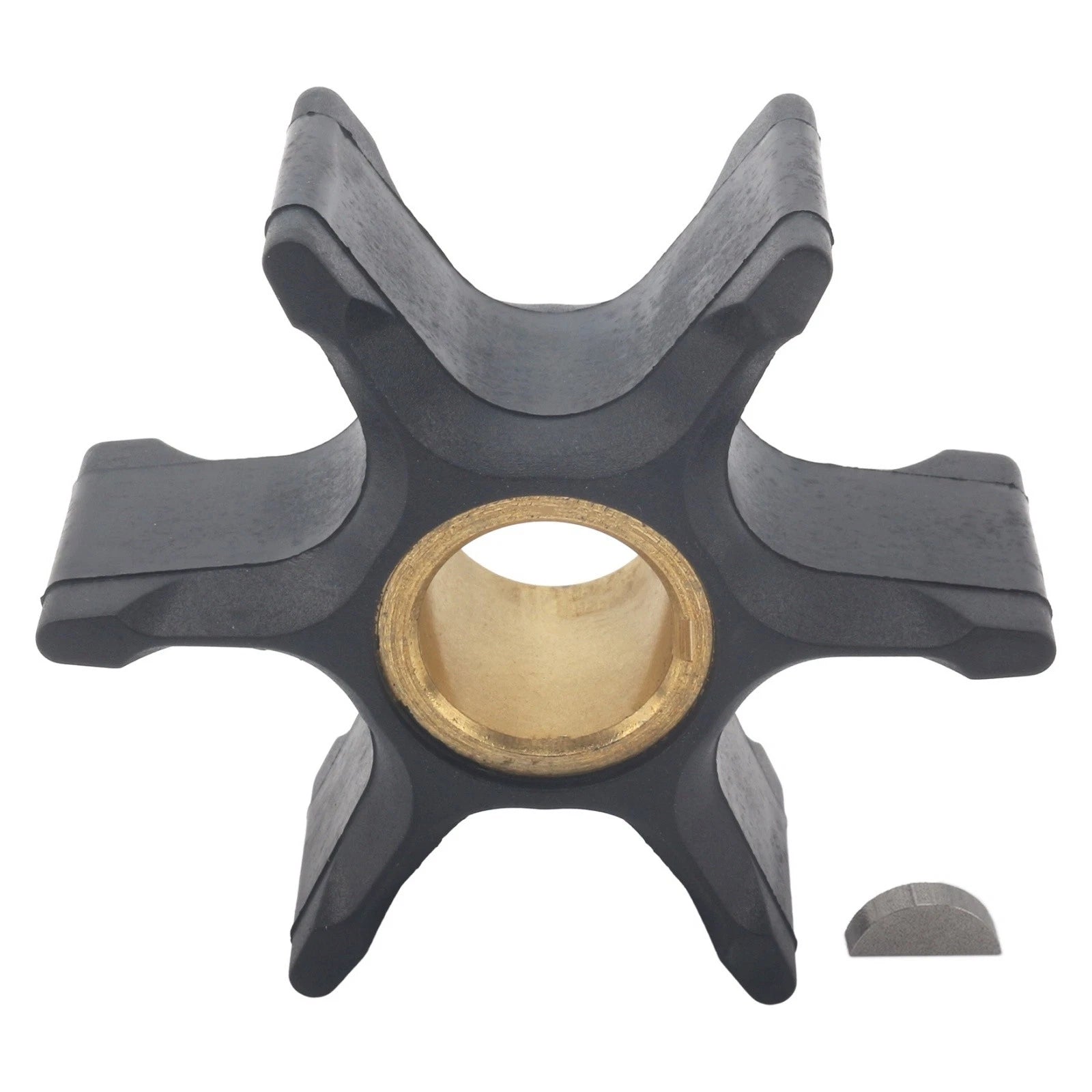 Water Pump Impeller & Key for Evinrude Johnson Outboard 85-235HP (1980–1990)