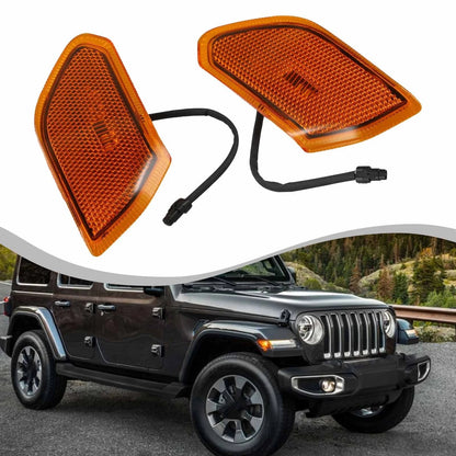 LED Turn Signal Lamps for Jeep Wrangler JL (2018–2023)