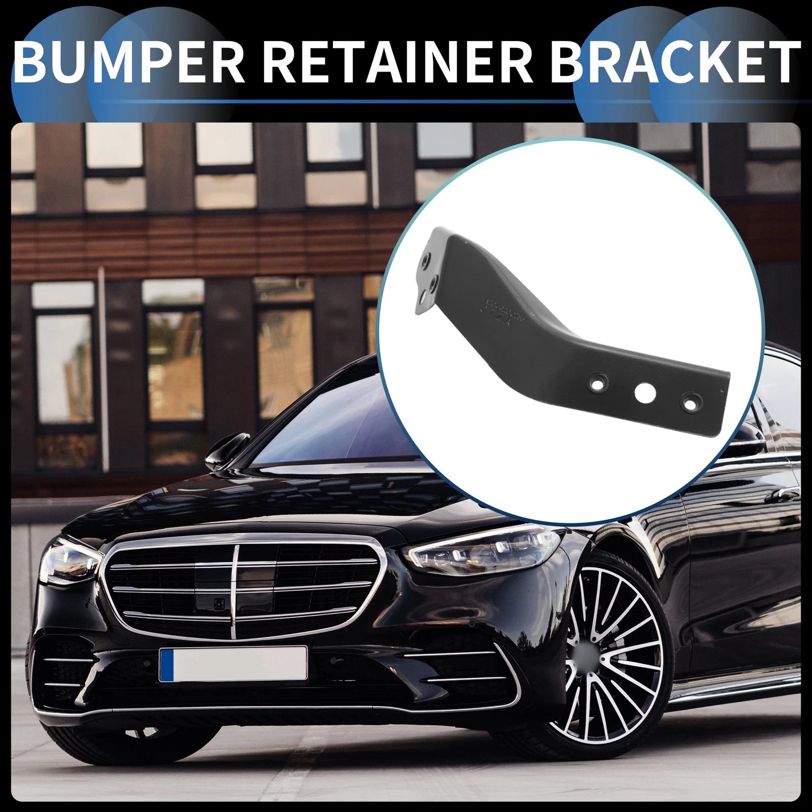 Right Front Bumper Retainer Bracket Replacement for Mercedes-Benz C250 (2015–2021)