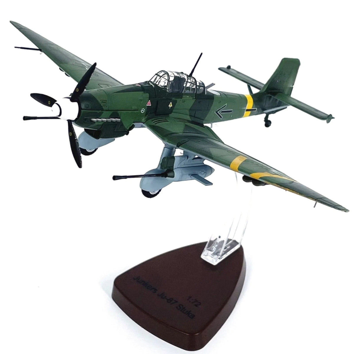 Diecast Alloy German Stuka JU-87G2 Attack Plane Model (1/72 Scale)