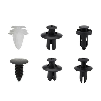 100Pcs Rivet Clips Fasteners Retainer Kit for Car Bumper Side Skirts