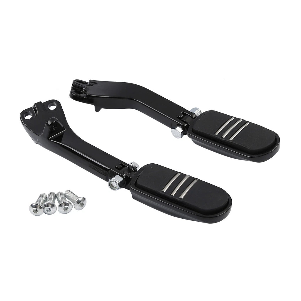 Rear Passenger Foot Peg Support Mount for Harley Dyna (2008–2017) Black