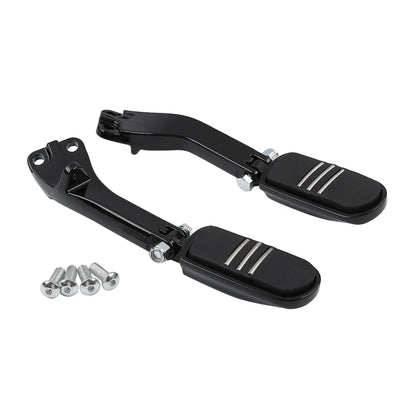 Rear Passenger Foot Peg Support Mount for Harley Dyna (2008–2017) Black