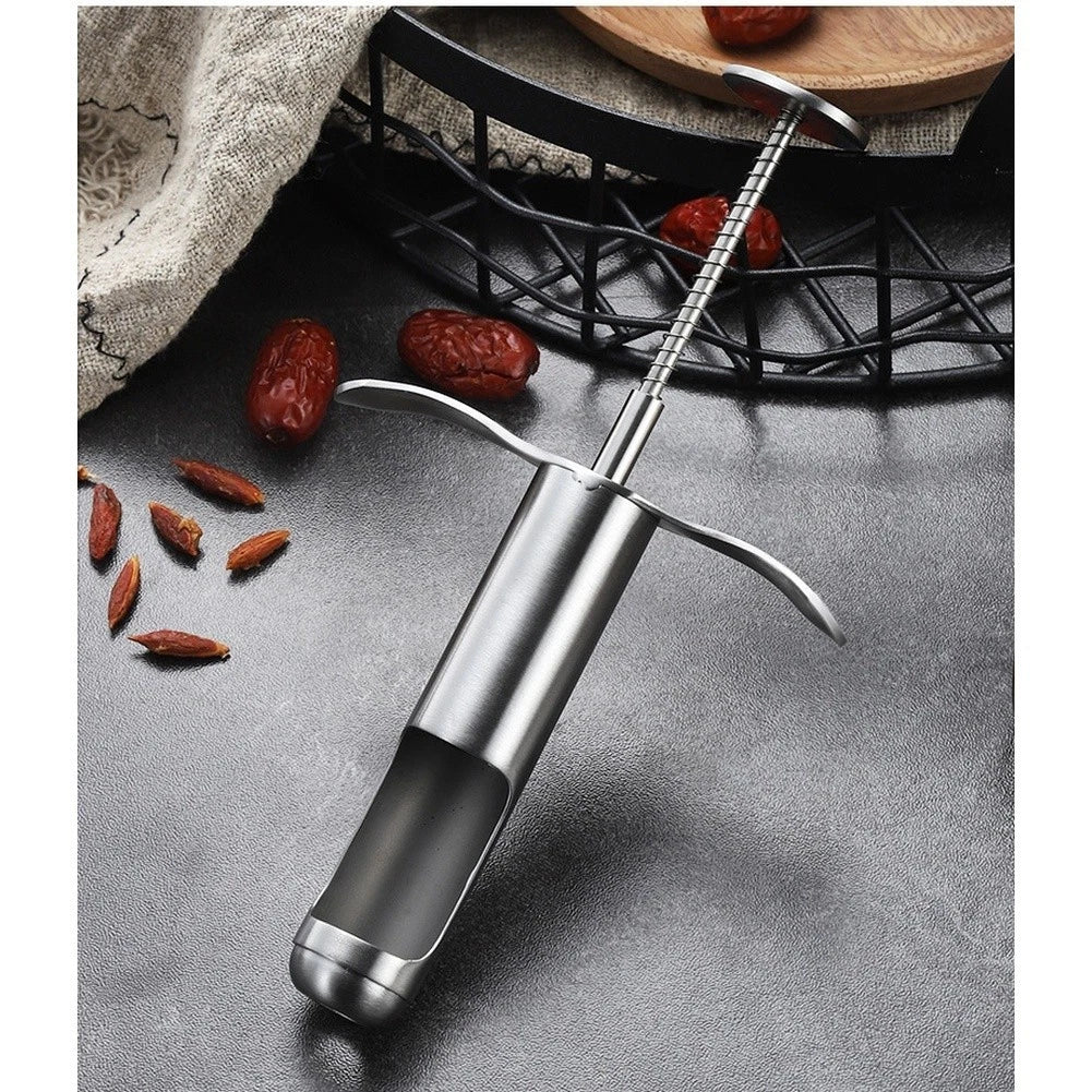 Stainless Steel Date Corer for Red Dates (18.0 x 10.7 x 2.5 cm)