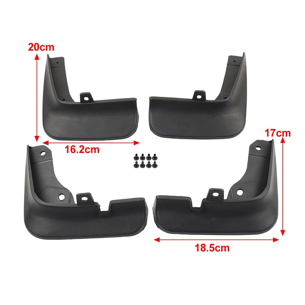 Mud Flaps Splash Guards for Mazda 3 Axela 5-Door Hatchback (2014–2018)